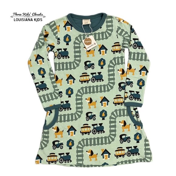 Maxomorra Other - NEW Maxomorra Sz 110/116 (5-6Y) Organic Old Town Dress